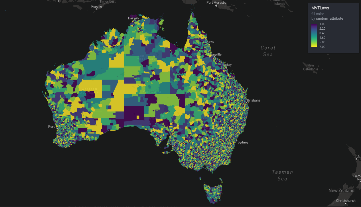 ABS mesh blocks, continental view